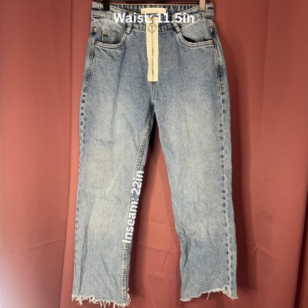 Zara Trafaluc Denimwear Women Jeans with Silver Zipper